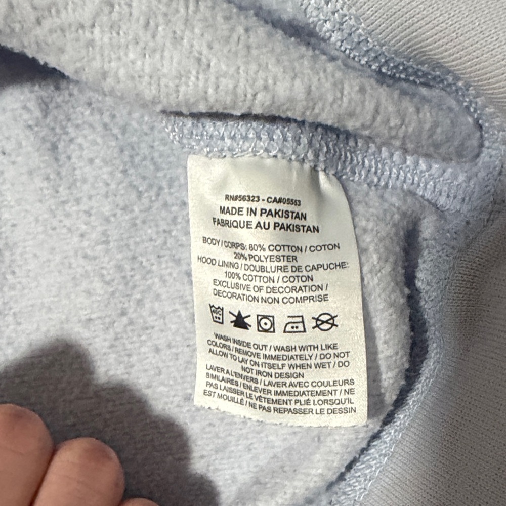 Nike Light Blue Performance Hoodie - Picture 4 of 5